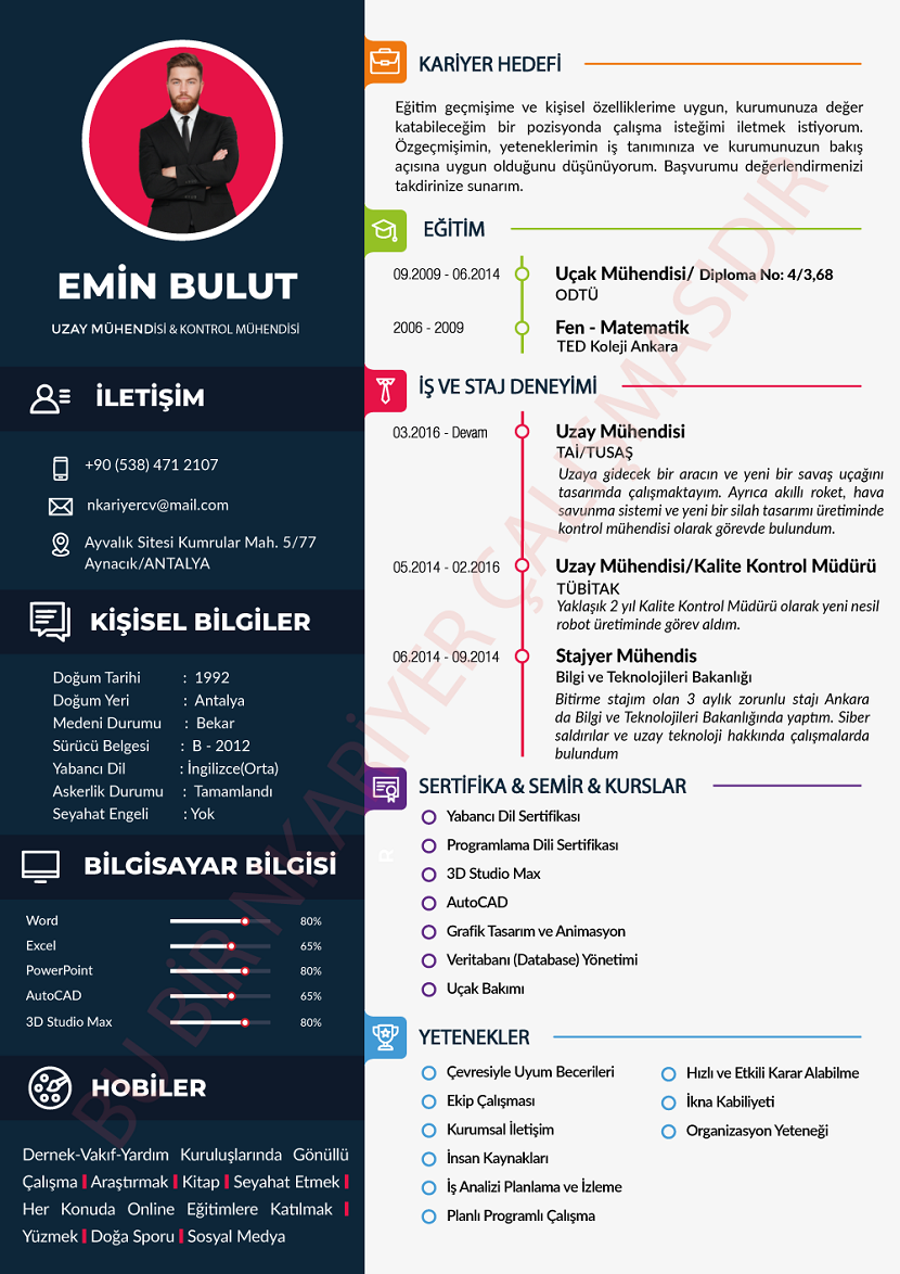 muhendis-cv-ornegi